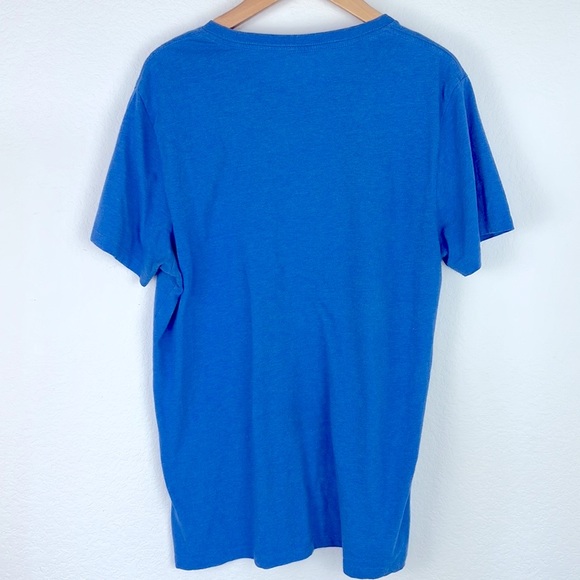 Old Navy Lo Cal Brewing Short Sleeve Crew Neck Graphic Tee Blue Size Medium - Picture 4 of 4